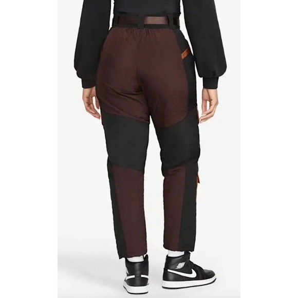 Nike Jordan Brown Cosy Nylon Utility Pants DJ2731-203 WOMENS SIZE SMALL - Picture 4 of 11